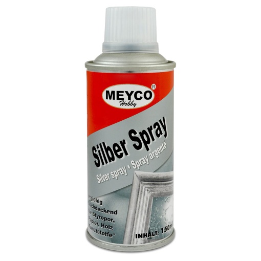 Tinta Spray MEYCO Prateada 150ml