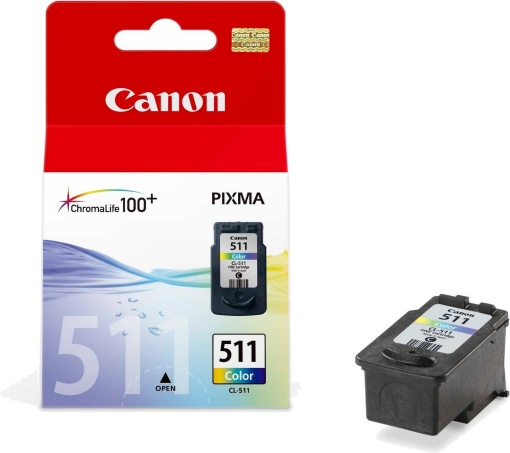 Tinteiro CANON 511 Cores CL511 MP240/250/260/320/480