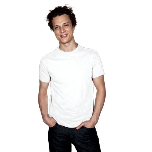 T-shirt unissexo 100% algodão Luanda branco L