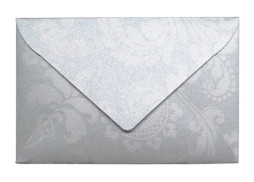 Envelope Metalizado SIMPLY 90x137mm Prateado com 10