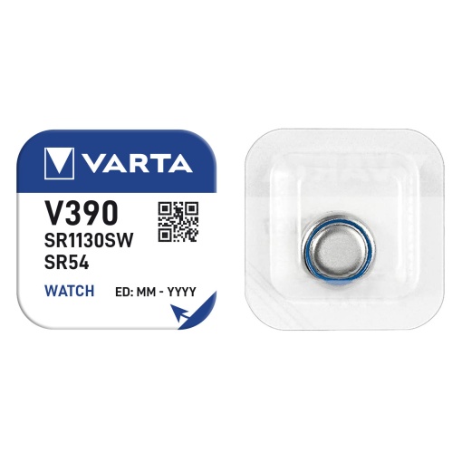 Pilha de Relógio VARTA V390/SR54