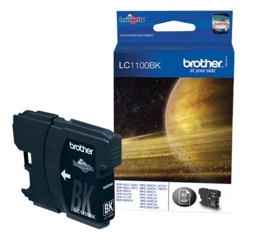 Tinteiro BROTHER LC1100 BK Preto