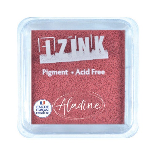 Almofada de Carimbo ALADINE Izink Vermelho Ruddle 5x5cm