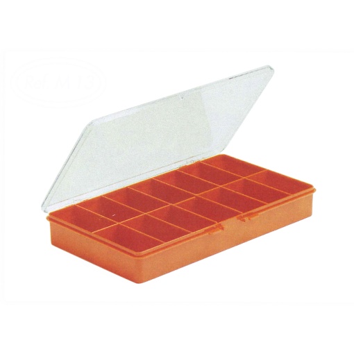 Mini-contentor SUC M13 275x157x40mm 13 divisórias