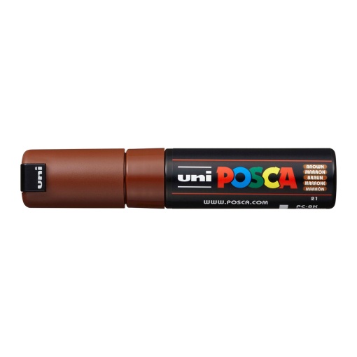 POSCA PC-8K thick 8mm brown marker 21