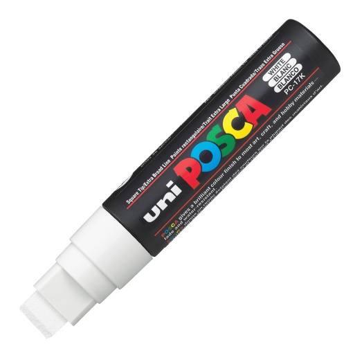 Marcador UNI Posca Pc-17k extra grosso 15mm branco 1