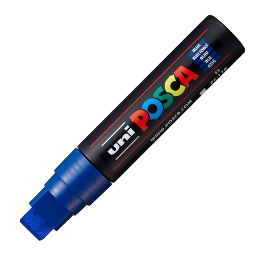 Marcador UNI Posca Pc-17k extra grosso 15mm azul 33