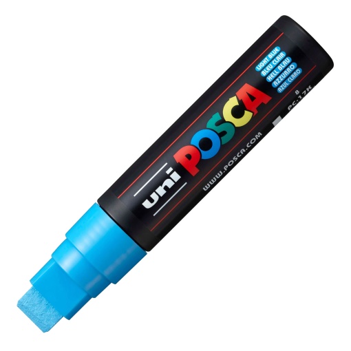 Marcador UNI Posca Pc-17k extra grosso 15mm azul claro 8