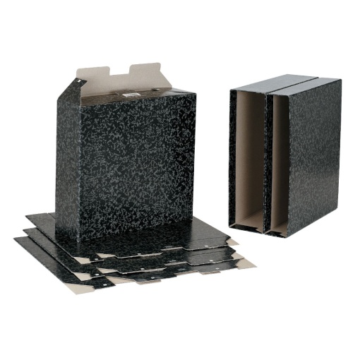 Caixa para Pasta de Arquivo Desmontada ANCOR Comercial A4 Lombada 80mm Marmoreado