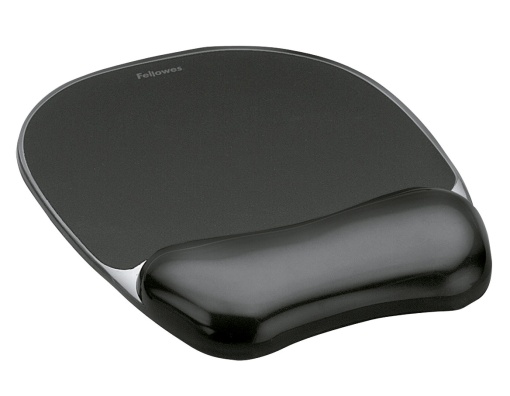 Tapete Rato FELLOWES Preto com Apoio Pulsos Gel
