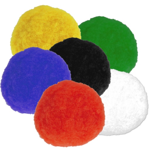 Pompons 25mm com 25 MEYCO