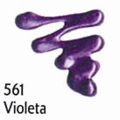 Tinta Dimensional Metallic ACRILEX Relevo 3D Violeta 561 35ml