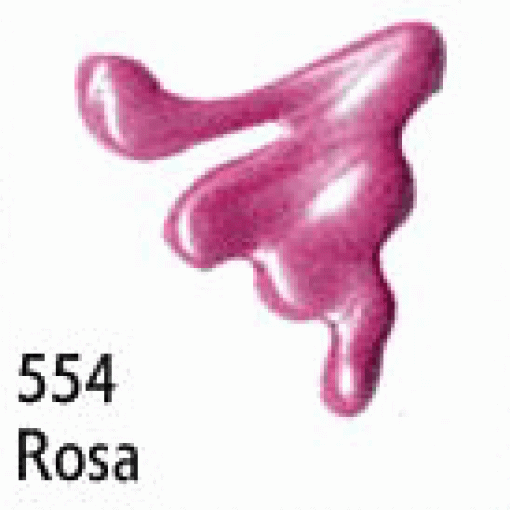 Tinta Dimensional Metallic ACRILEX Relevo 3D Rosa 554 35ml