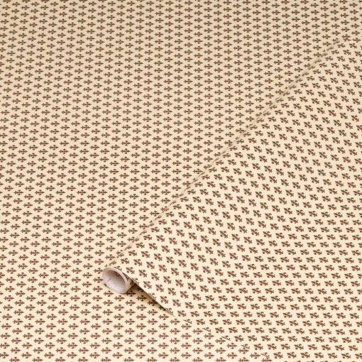 Película Adesiva D-C-FIX 45cmx15m Flor de Lis Castanho 200-2060