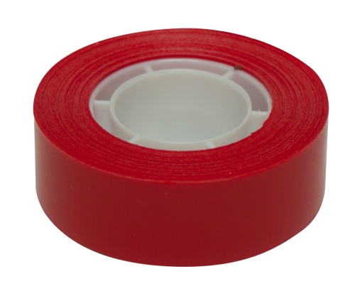 Fita Adesiva 33mx19mm Vermelho APLI 12272