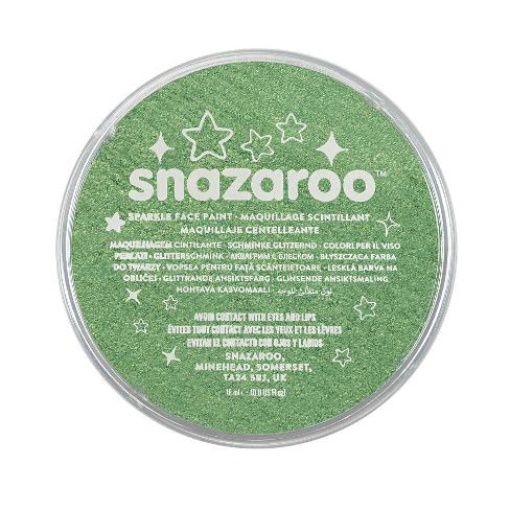 Pintura Facial SNAZAROO Cintilante Verde Claro 18ml