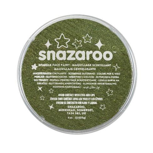 Pintura Facial SNAZAROO Cintilante Verde 18ml