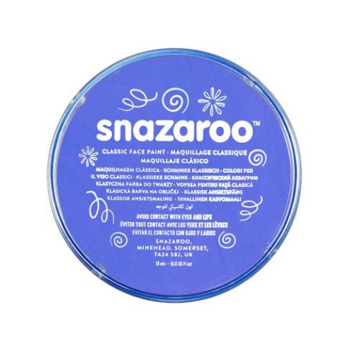 Pintura Facial SNAZAROO Clássico Azul Celeste 18ml