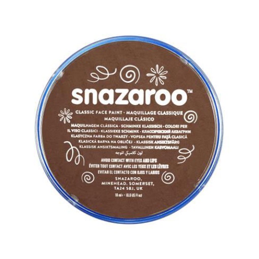 Pintura Facial SNAZAROO Clássico Castanho Claro 18ml