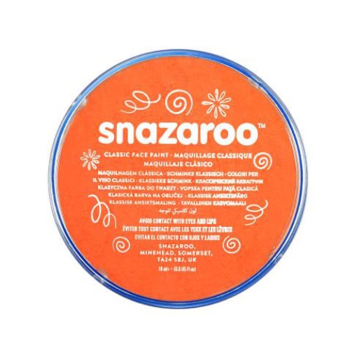 Pintura Facial SNAZAROO Clássico Laranja 18ml