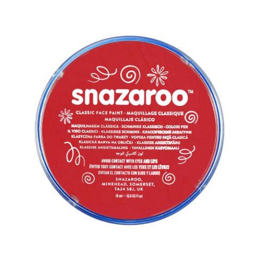 Pintura Facial SNAZAROO Clássico Vermelho 18ml