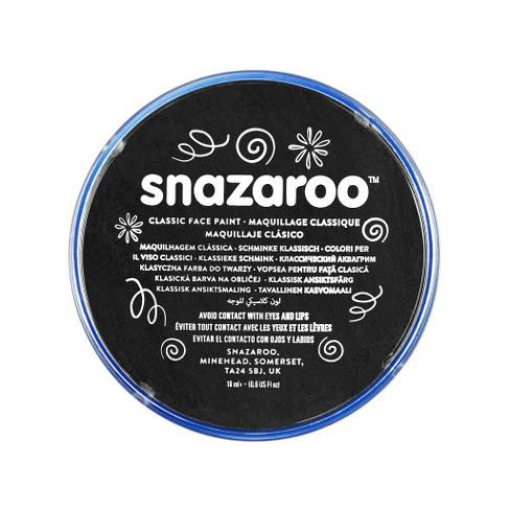 Pintura Facial SNAZAROO Clássico Preto 18ml