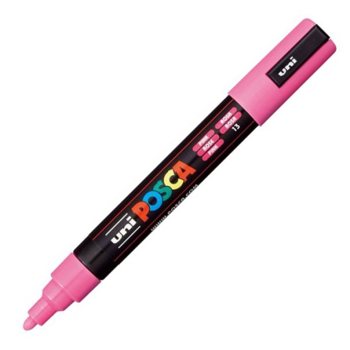 Marcador UNI Posca Pc-5m médio 1,8-2,5mm rosa 13