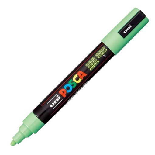Marcador UNI Posca Pc-5m médio 1,8-2,5mm verde claro 5