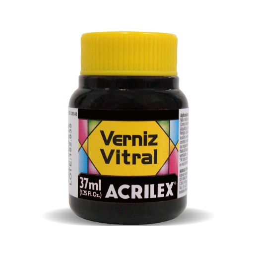Verniz Vitral ACRILEX Preto 520 37ml