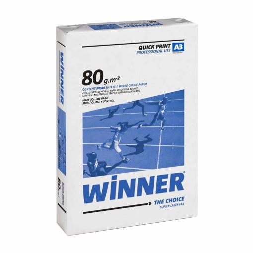 Papel fotocópia A3 80g WINNER branco