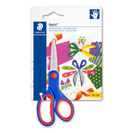 Tesoura Escolar 14cm Redonda STAEDTLER Noris Club 14cm Azul