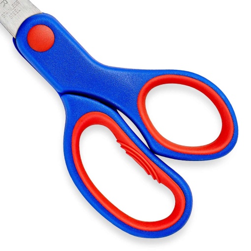 Tesoura escolar 14cm redonda Staedtler Noris Club 14cm azul
