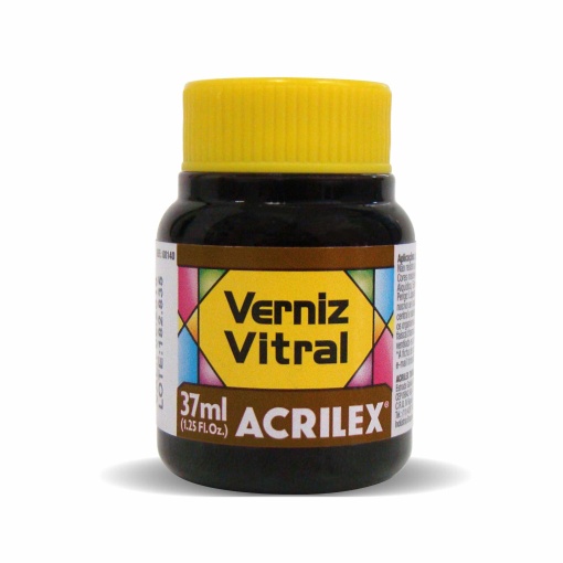 VERNIZ VITRAL ACRILEX CASTANHO 531 37ML 08140