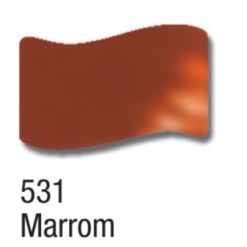 VERNIZ VITRAL ACRILEX CASTANHO 531 37ML 08140