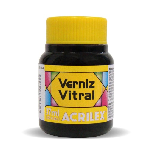 Verniz Vitral ACRILEX Amarelo Cádmio 536 37ml