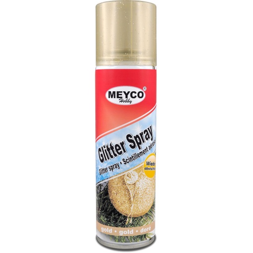 Tinta Spray Glitter MEYCO Ouro 100ml