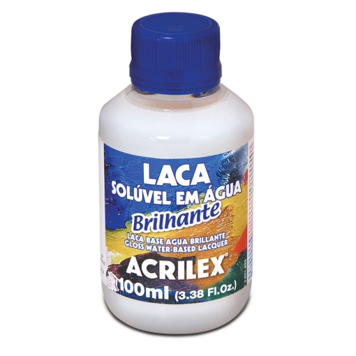 Laca Solúvel em Água ACRILEX 100ml Brilhante