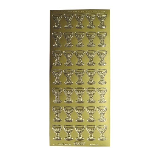 Autocolantes STARFORM Cálice Dourado