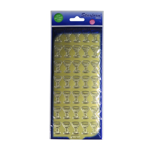 Autocolantes STARFORM Cálice Dourado