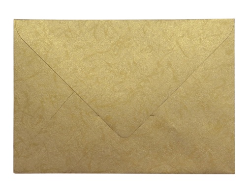 Envelope Metalizado SIMPLY Design B6 120x176mm Ouro com 10