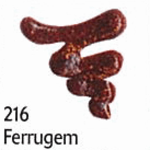 Tinta Dimensional Glitter ACRILEX Relevo 3D Ferrugem 216 35ml