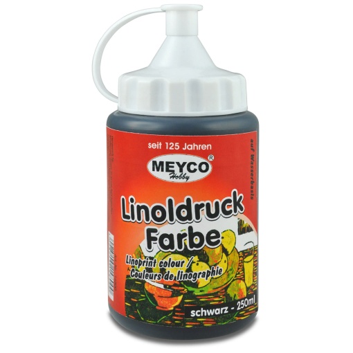 Tinta para Linóleo MEYCO 250ml Preto