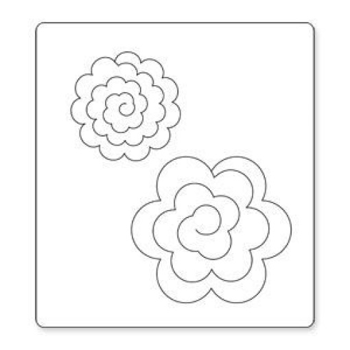 Cutting SIZZIX Bigz 3D flowers
