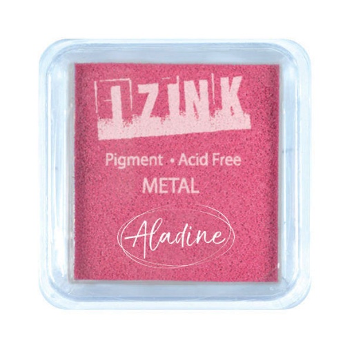 Almofada de Carimbo ALADINE Izink Metal Rosa 5x5cm