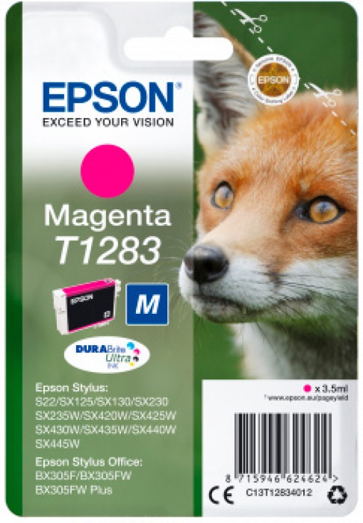 Tinteiro EPSON T1283 Magenta S22/SX125/420W/425W