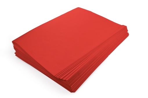 Papel Seda WEROLA 20g Vermelho 34 50x70cm 520 unidades