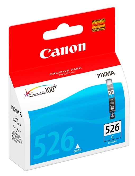 Tinteiro CANON 526 C Azul CLI526C Pixma IP4850/MG5150/5250