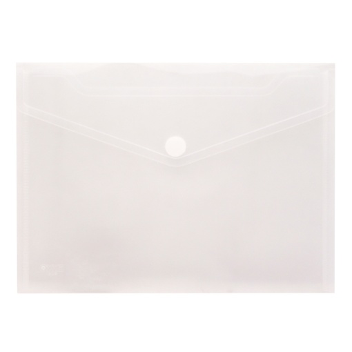 Bolsa para Documentos Fecho Velcro A4 Tipo Envelope Transparente