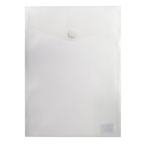 Bolsa para Documentos Fecho Velcro A4 Tipo Saco Transparente