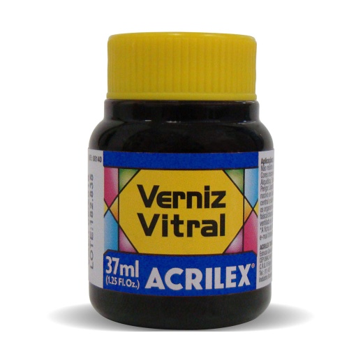 Verniz Vitral ACRILEX Azul Cobalto 502 37ml